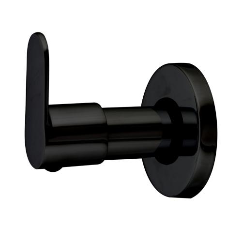 Exposed Part Kit of Concealed Stop Cock with Fitting Sleeve Matt Black